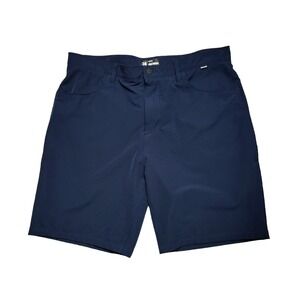 Hurley Men's Shorts Size 38 Waist  Dark Blue Belt Loops Pockets EUC